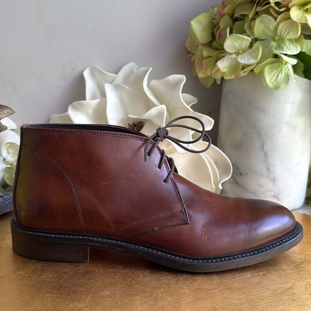 To Boot New York Adam Derrick Chukka Boots In Brown Variated Leather